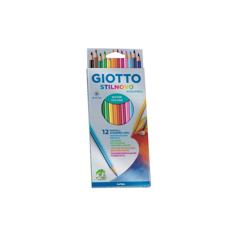 LAPICES ACLB-GIOTTO STILNOVO AQUARELL 12