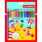 LAPICES COLOR STABILO TRIO est-PLAST-18