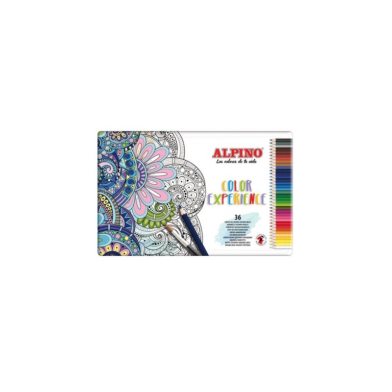 LAPICES COLOR ALPINO EXPERI- est-MET-36