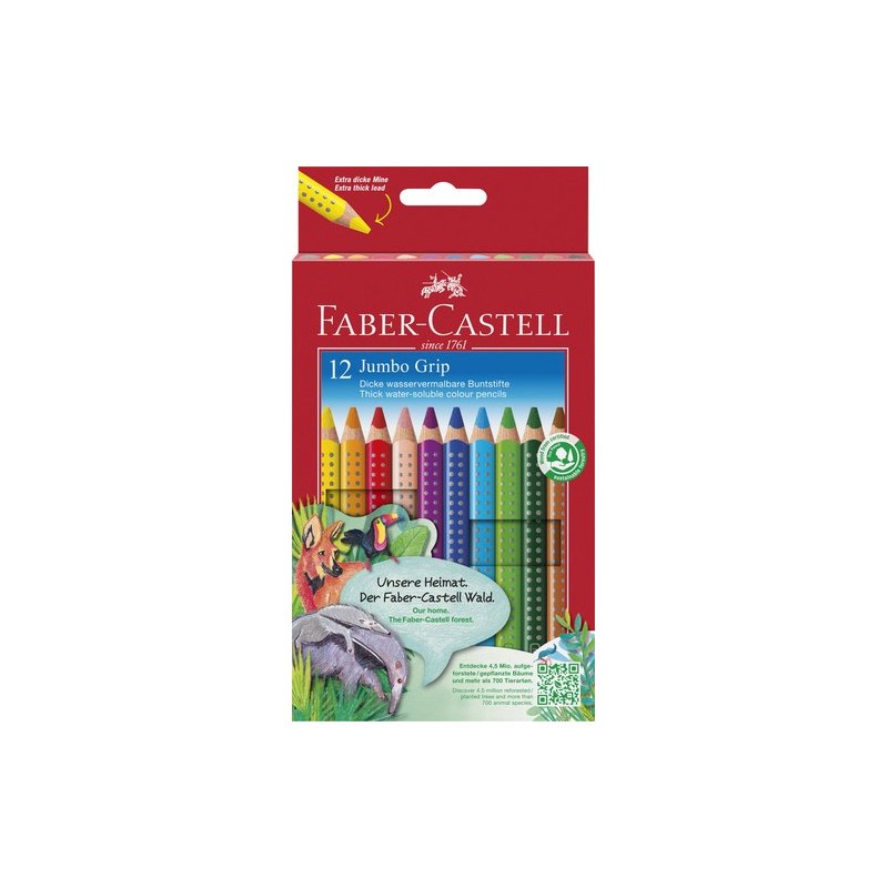 LAPICES ACLB-FABER JUMBO GRIP est-12