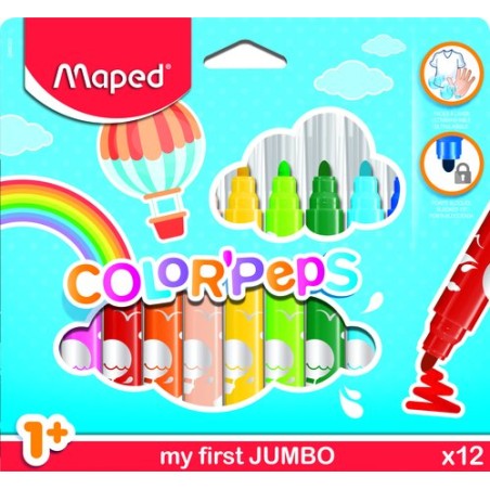 ROTUL-MAPED COLOR´PEPS U-LAV-JUMBO E-12