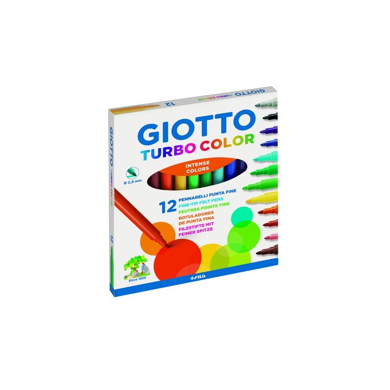 ROTUL-GIOTTO TURBO COLOR ESTUCHE 12