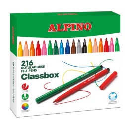 ROTULADOR ALPINO ECONOMY CAJA DE 216