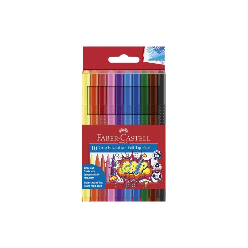 ROTUL-FABER C-GRIP COLOR BOLSA 10
