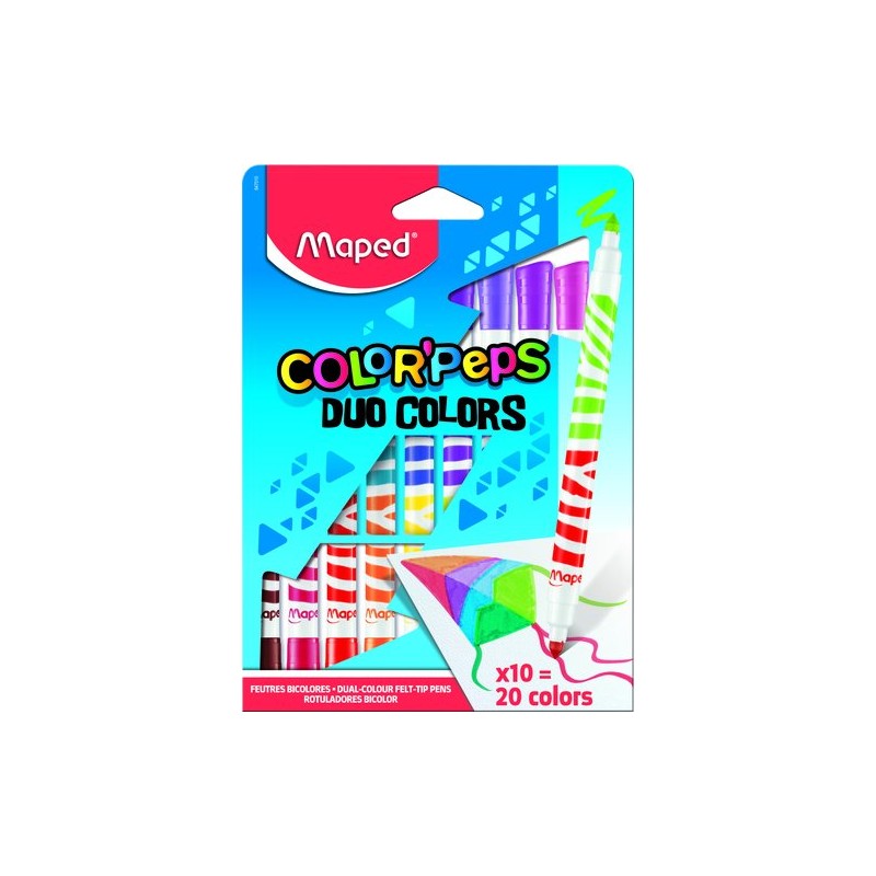 ROTUL-MAPED COLOR´PEPS DUO ESTUCHE 10