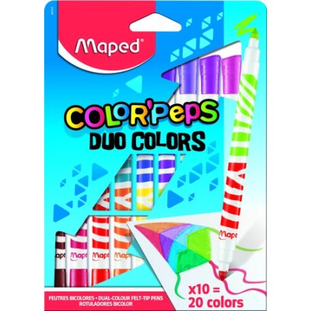 ROTUL-MAPED COLOR´PEPS DUO ESTUCHE 10