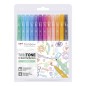 ROTULADOR TOMBOW TWINTONE PASTEL E-12