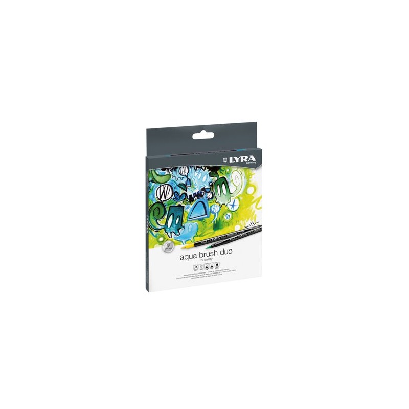 ROTUL-LYRA AQUA DUO ESTUCHE 12