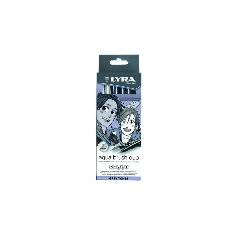 ROTUL-LYRA AQUA DUO TONOS GRISES EST-6