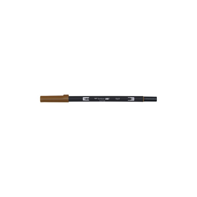 ROTULADOR TOMBOW DOBLE PUNTA PINC- CHOCO
