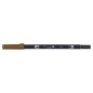 ROTULADOR TOMBOW DOBLE PUNTA PINC- CHOCO