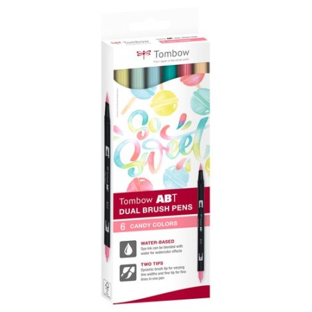 ROTULADOR TOMBOW DOBLE PUNTA PINC- EST-6
