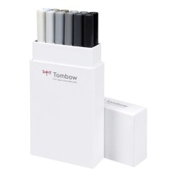 ROTULADOR TOMBOW DOBLE PUNTA PINC- E-12