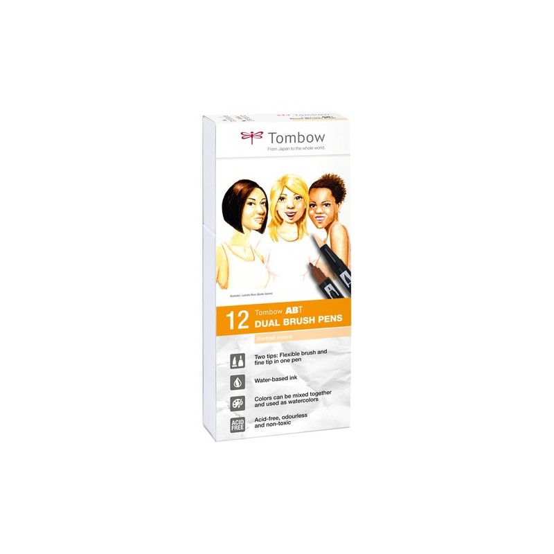 ROTULADOR TOMBOW DOBLE PUNTA PINC- EST-1