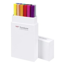 ROTULADOR TOMBOW DOBLE PUNTA PINC-EST 12