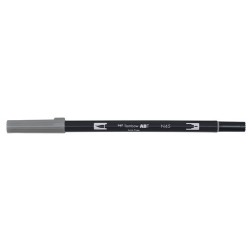 ROTULADOR TOMBOW DOBLE PUNTA PINC- GRIS