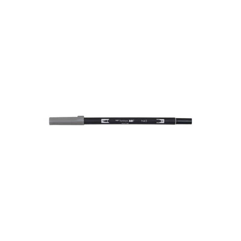 ROTULADOR TOMBOW DOBLE PUNTA PINC- GRIS