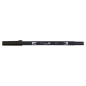 ROTULADOR TOMBOW DOBLE PUNTA PINC- NEGRO