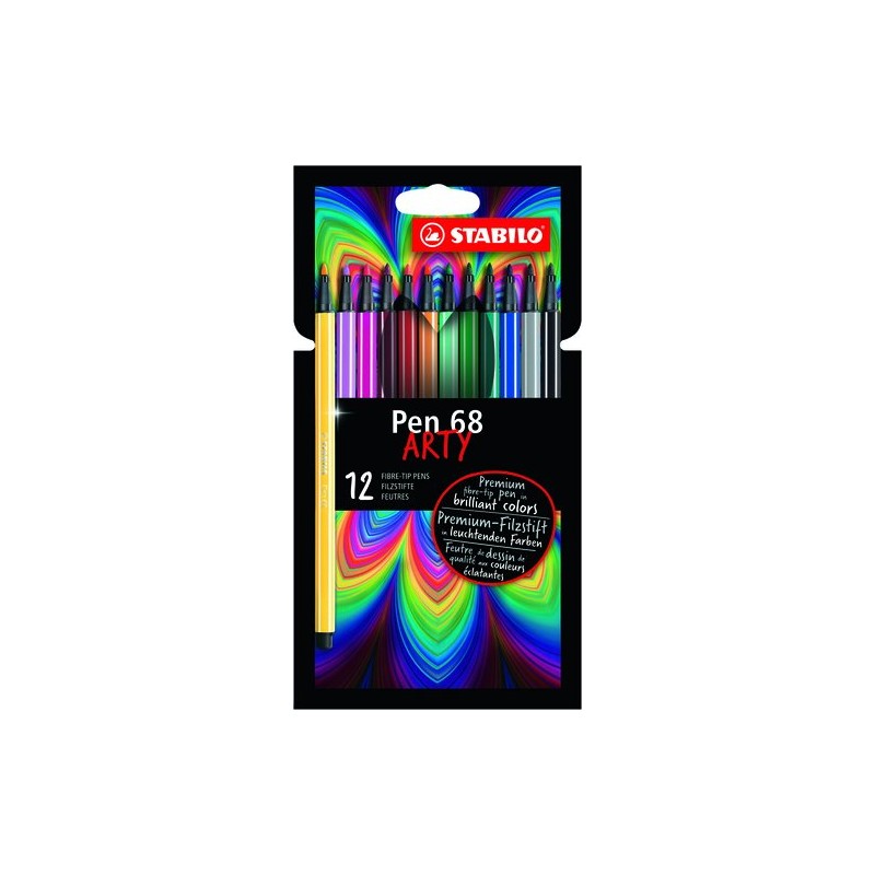 ROTUL-STABILO PEN 68 ARTY LINE BRUSH C12
