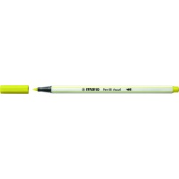 ROTUL-STABILO PEN 68 BRUSH AMARILLO FL-