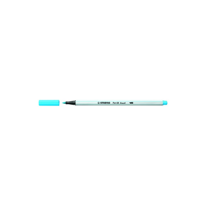 ROTUL-STABILO PEN 68 BRUSH AZUL FL-