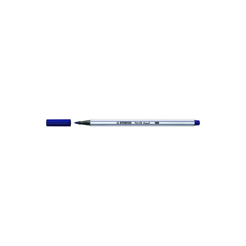 ROTUL-STABILO PEN 68 BRUSH AZUL PRUSIA