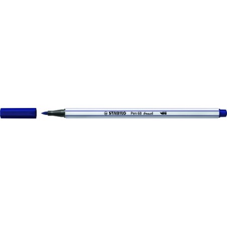ROTUL-STABILO PEN 68 BRUSH AZUL PRUSIA