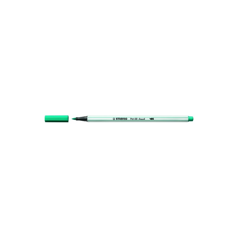 ROTUL-STABILO PEN 68 BRUSH AZUL TURQ-