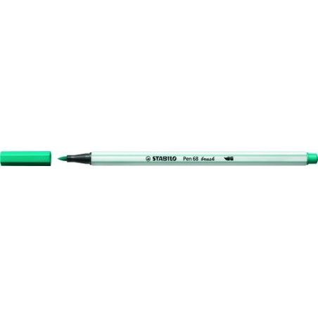 ROTUL-STABILO PEN 68 BRUSH AZUL TURQ-