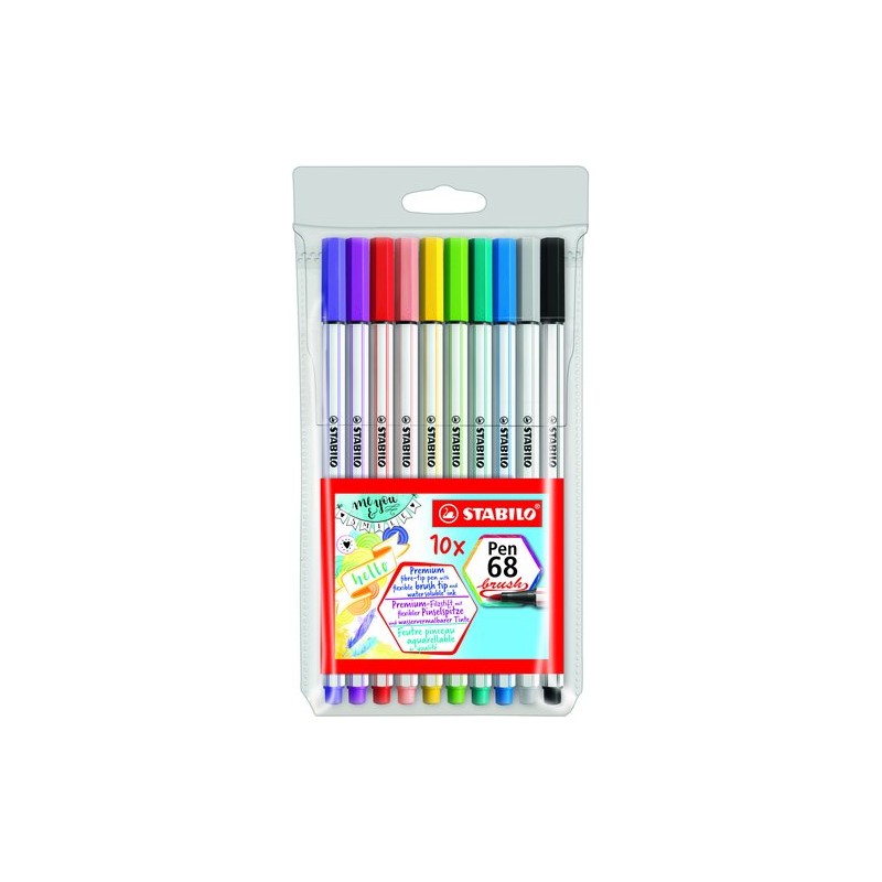 ROTUL-STABILO PEN 68 BRUSH BL-10