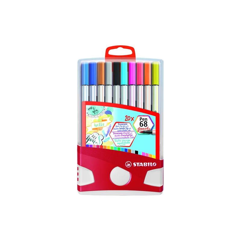 ROTUL-STABILO PEN 68 BRUSH EST-20