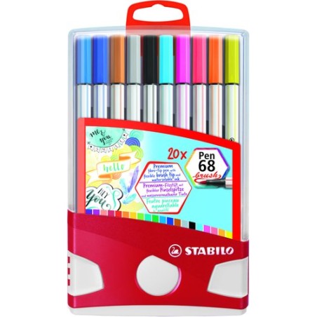 ROTUL-STABILO PEN 68 BRUSH EST-20