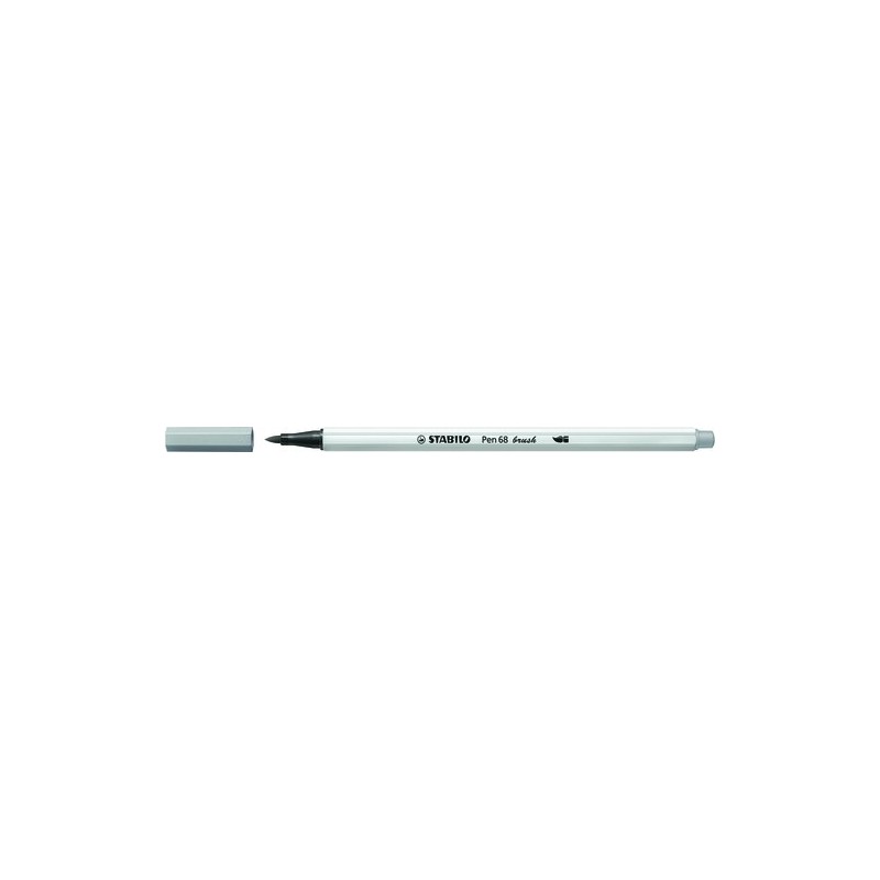 ROTUL-STABILO PEN 68 BRUSH GRIS CLARO