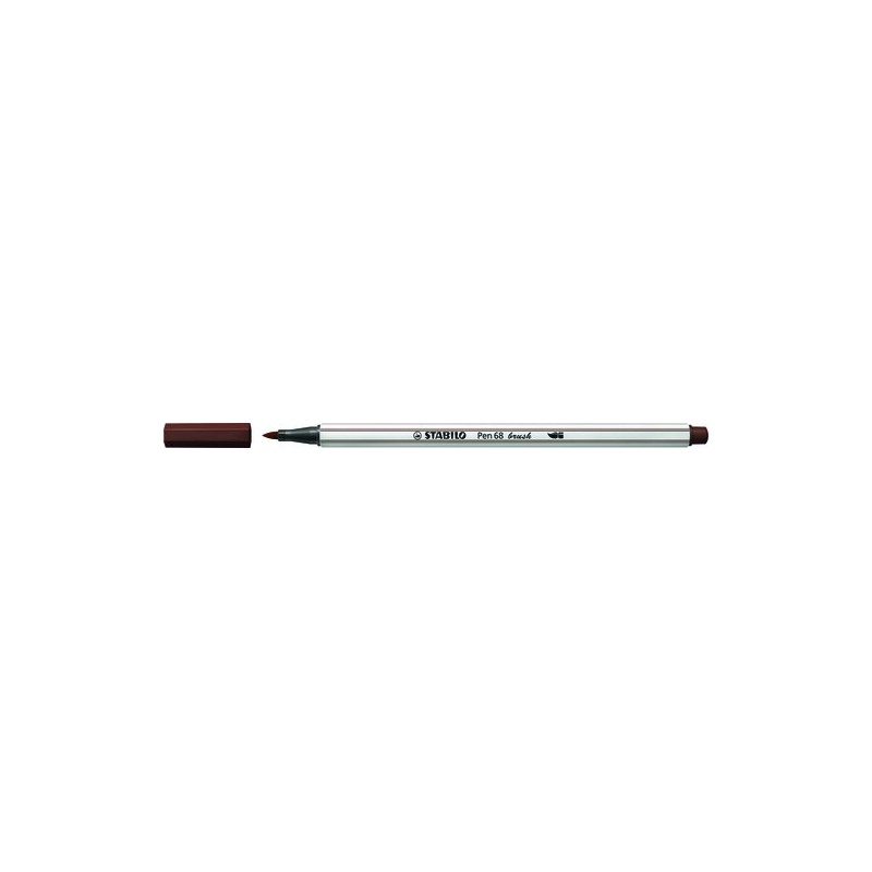 ROTUL-STABILO PEN 68 BRUSH MARRON