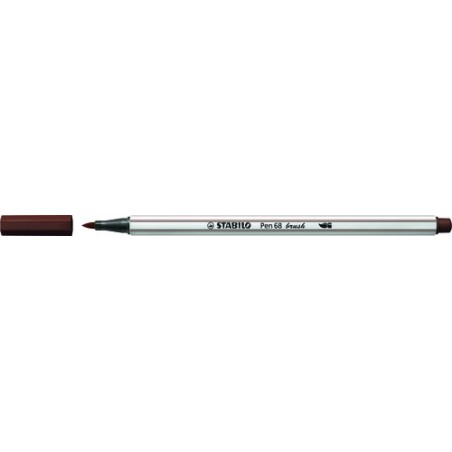 ROTUL-STABILO PEN 68 BRUSH MARRON