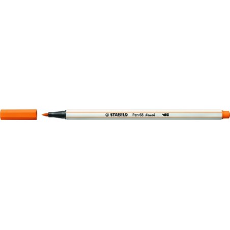 ROTUL-STABILO PEN 68 BRUSH NARANJA