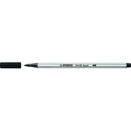 ROTUL-STABILO PEN 68 BRUSH NEGRO
