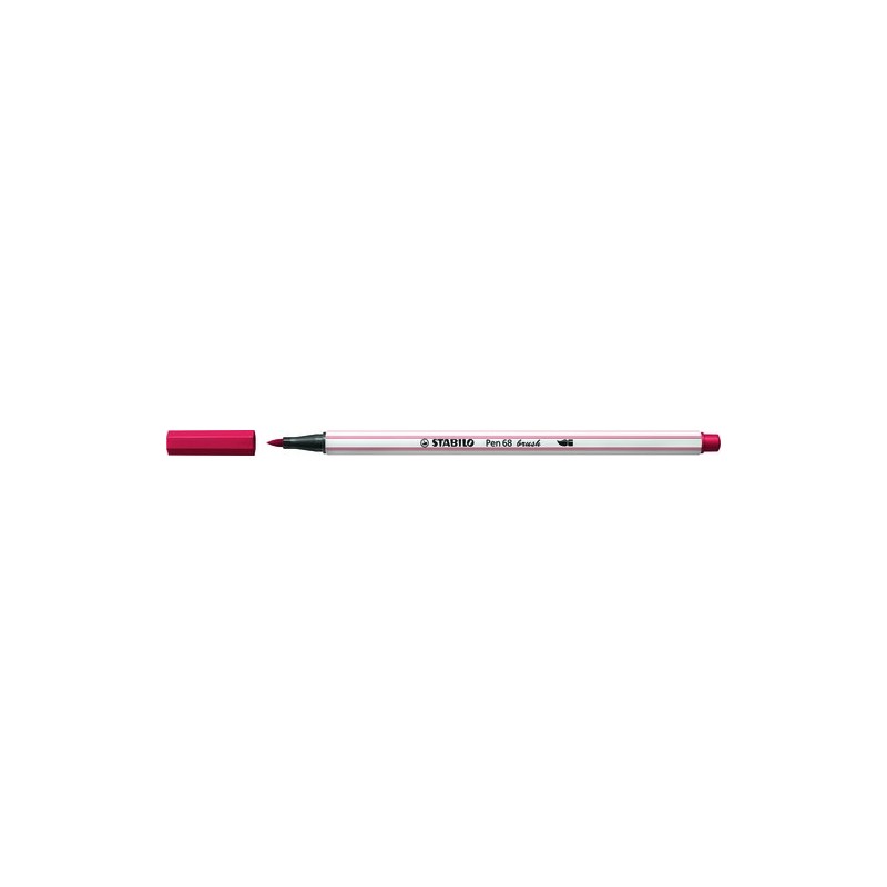 ROTUL-STABILO PEN 68 BRUSH ROJO OSC-