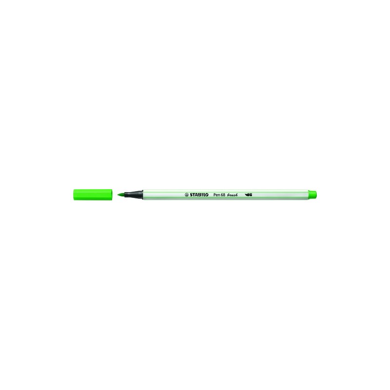ROTUL-STABILO PEN 68 BRUSH VERDE CLARO