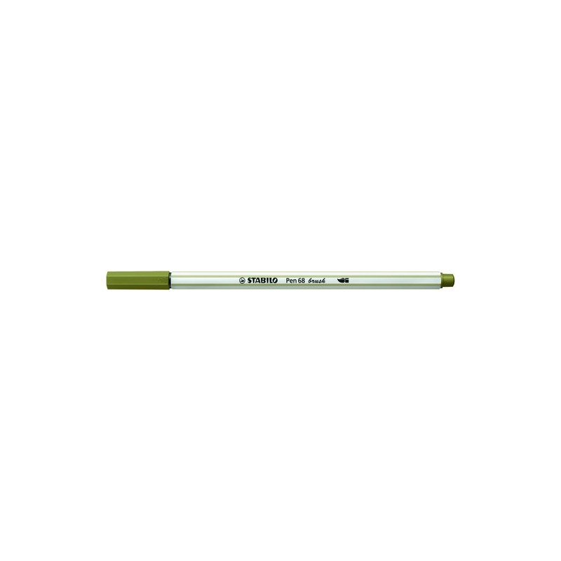 ROTUL-STABILO PEN 68 BRUSH VERDE MUSGO