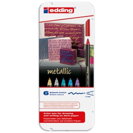 ROTUL-EDDING 1200 METALLIC ESTUCHE 6
