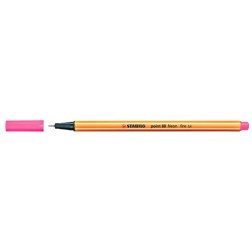 ROTUL-STABILO POINT 88 ROJO NEON