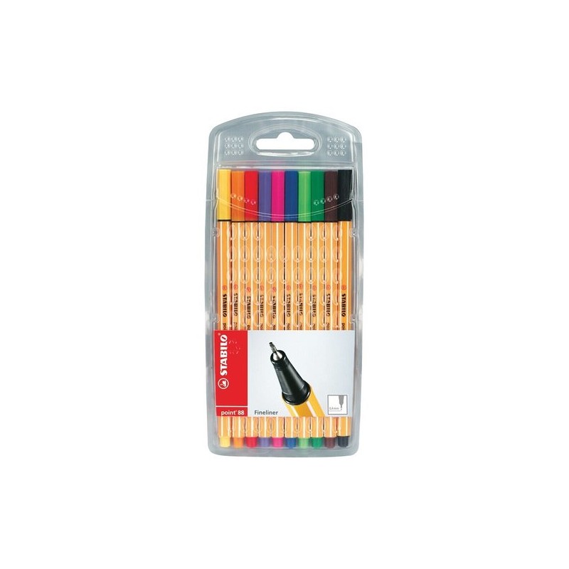 ROTUL-STABILO POINT 88 ESTUCHE 10