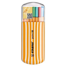 ROTUL-STABILO POINT 88 ESTUCHE 20 ZEBRUI