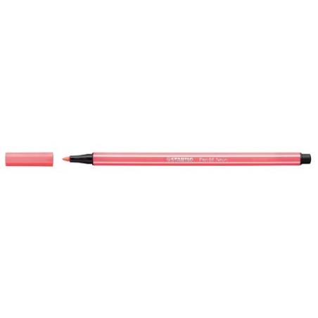 ROTUL-STABILO PEN 68 ROJO FLUOR