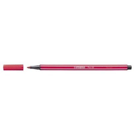 ROTUL-STABILO PEN 68 ROJO OSCURO