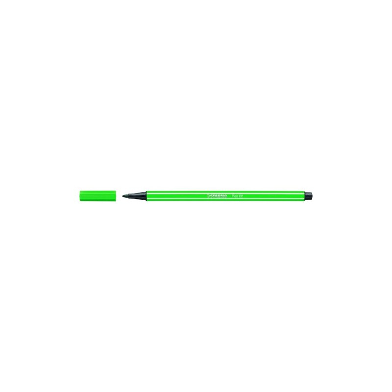 ROTUL-STABILO PEN 68 VERDE FLUOR