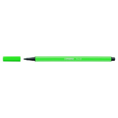 ROTUL-STABILO PEN 68 VERDE FLUOR