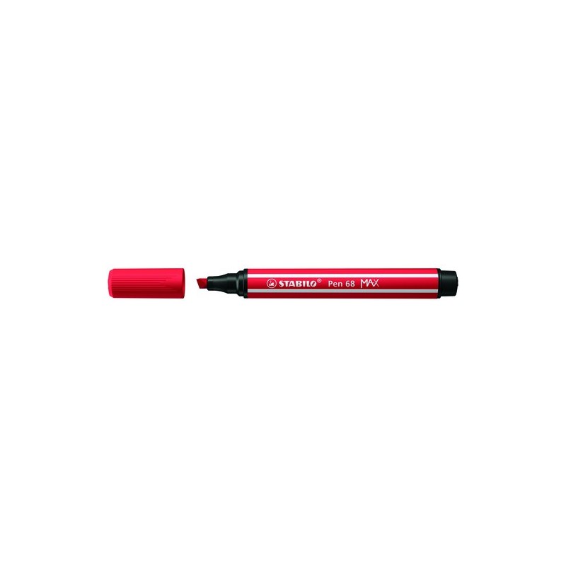 ROTUL-STABILO PEN 68 MAX CARMIN