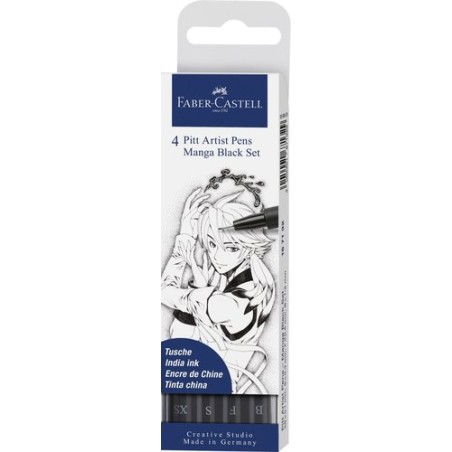 ROTUL-FABER PITT MANGA ESTUCHE DE 4